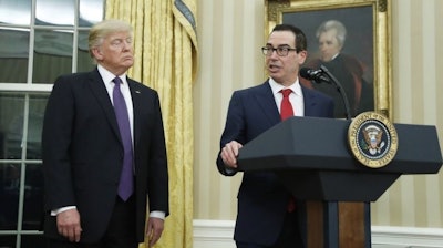 Treasury Secretary Steve Mnuchin (AP photo)