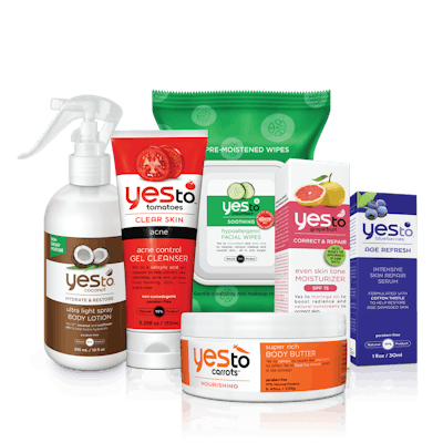 The Yes, To Inc. product line