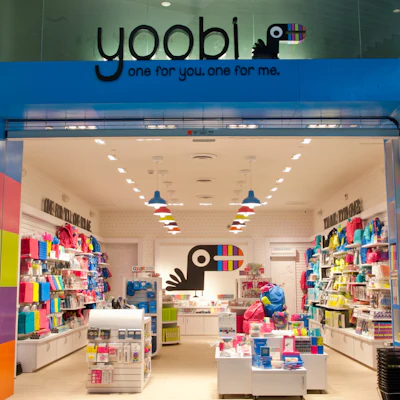 Yoobi's first retail outlet in California