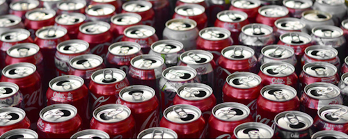 Mnet 174664 Coca Cola Cans