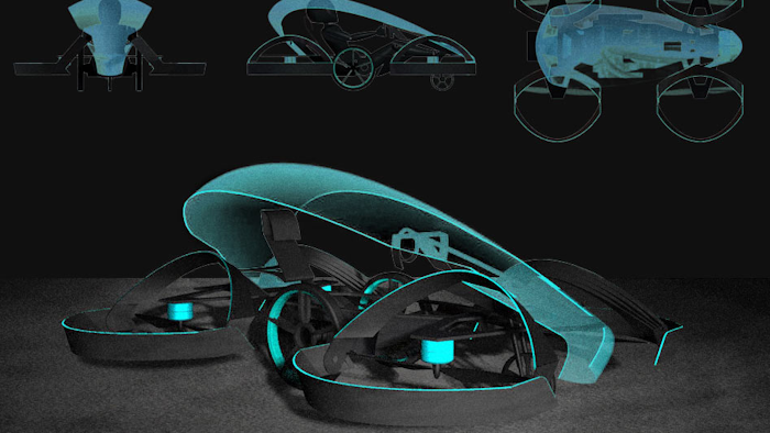 Mnet 107216 Toyota Flying Car