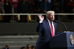 President Trump speaks during a rally on Wednesday in Nashville, Tenn., a day before his budget proposal was released. (AP Photo/Evan Vucci)