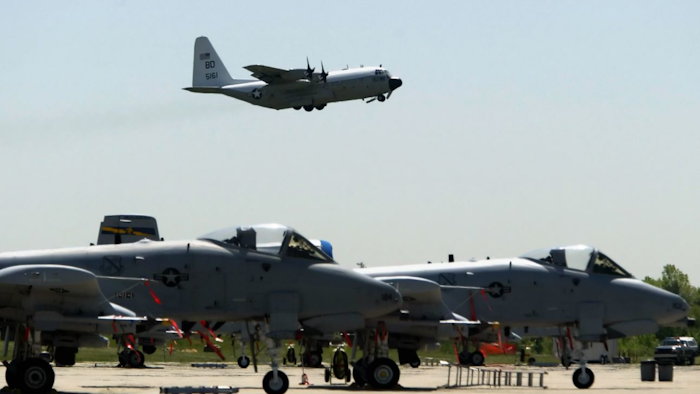 A-10's from the 111th Fighter Wing at Naval Air Station Joint Reserve Base Willow Grove (AP photo)