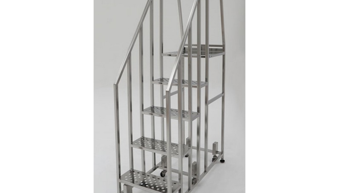 Mnet 125498 Narrow Cleanroom Step Stairs