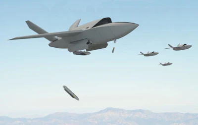 Figure 1: The XQ-222 Valkyrie. (Image Credit: Kratos Defense and Security Solutions)