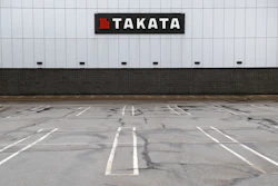 TK Holdings Inc. headquarters is shown in Auburn Hills, Mich., Sunday, June 25, 2017. Japanese air bag maker Takata Corp. on Monday filed for bankruptcy protection, as part of a restructuring scheme to restore its business battered by a global recall of its defective air bag inflators, sources familiar with the matter said. (AP Photo/Paul Sancya)