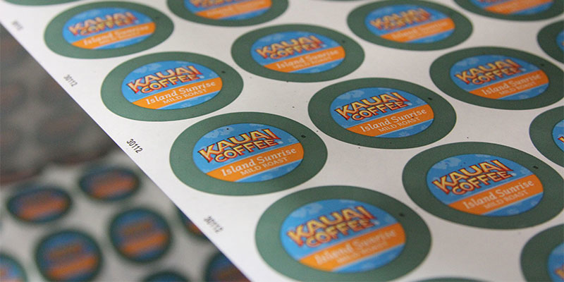 Mnet 154395 Kauai Coffee Labels Listing