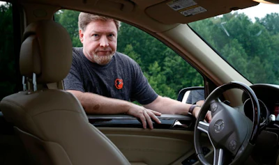 John Carroll, of Perry Hall, Md., is awaiting repairs of the inflator in his 2010 Mercedes-Benz ML 350 (AP photo)