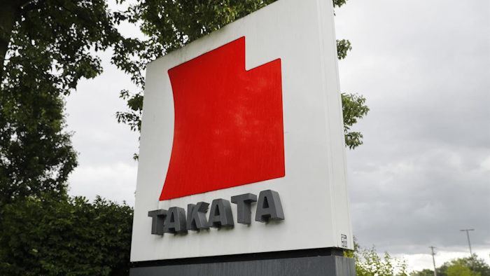A lawsuit filed Friday, Aug. 18, 2017, details how a dangerous Takata air bag went from a wrecked car to a salvage yard, eventually ending up in a 2002 Honda Accord and nearly killing a Las Vegas woman. (AP Photo/Paul Sancya)