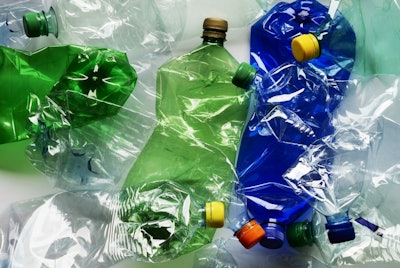 Mnet 125894 Plastic Bottles Flat Blue Green