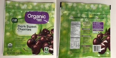 Great Value Organic Dark Sweet Pitted Cherries (Photo: SunOpta)