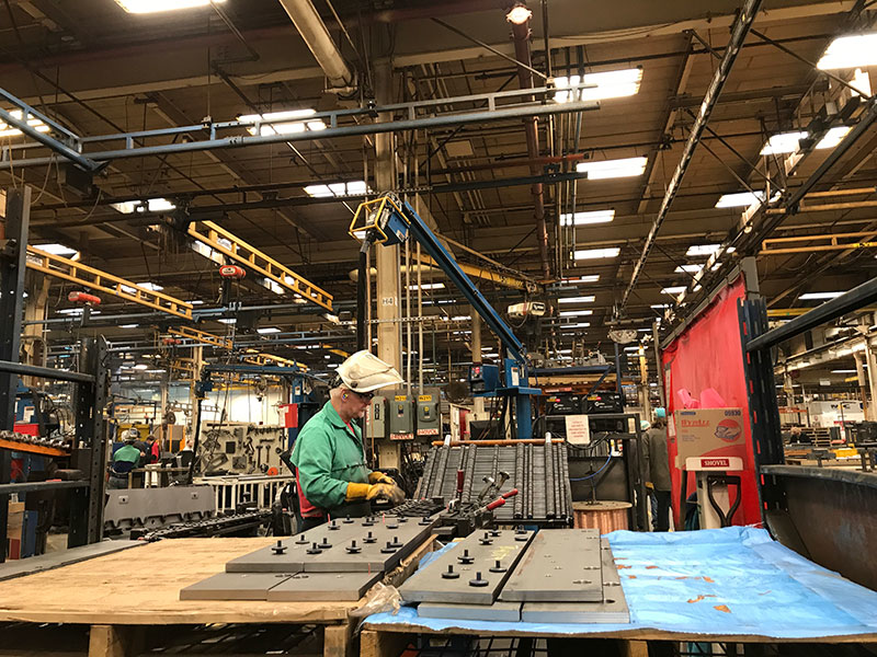 A lot of the assembly done at the Raymond facility is completed by hand. (IMPO Photo)