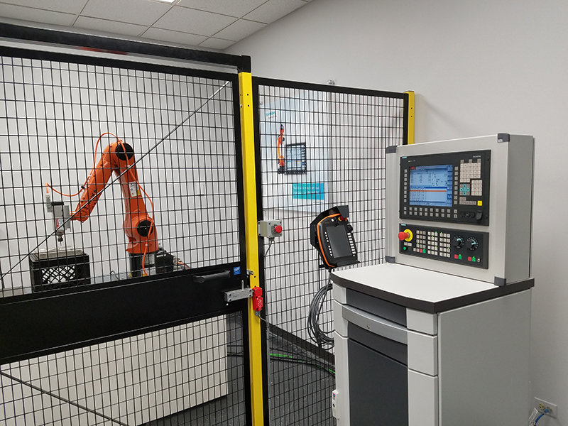 KUKA industrial robot at the Siemens TAC in Elk Grove, IL. (IMPO Photo)