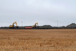 In this Oct. 11, 2013 file photo, cleanup continues on at the site of an oil pipeline leak and spill north of Tioga, N.D. Four years later, cleanup completion is in sight for the 20,000-barrel oil spill in a North Dakota farmer's field. Excavation of the affected site is scheduled for completion by the end of the month, with a test crop to be planted on the land next spring. The spill from a Tesoro pipeline was discovered by a Tioga farmer in September 2013. It has been called one of the largest onshore spills in U.S. history. (AP Photo/Kevin Cederstrom File)