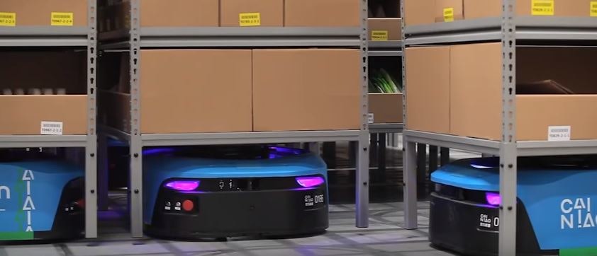 Alibaba robots best sale warehouse