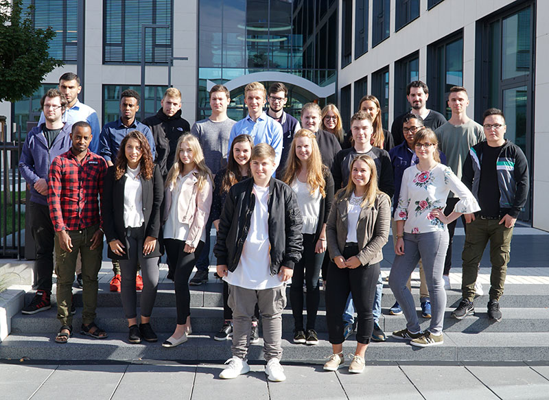 23 young men and women started their working lives at Lapp with an introductory training week