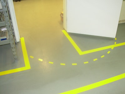 Marking floors is one of the fastest and easiest ways to direct behavior and create visual communication in the work environment.