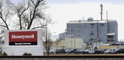 This Jan. 18, 2011, file photo, shows the Honeywell Specialty Materials plant in Metropolis, Ill. Honeywell is spinning business worth more than $7 billion, but holding on to its lucrative defense and aerospace division, the company said Tuesday, Oct. 10, 2017. (Steve Jahnke/The Southern Illinoisan via AP, File)