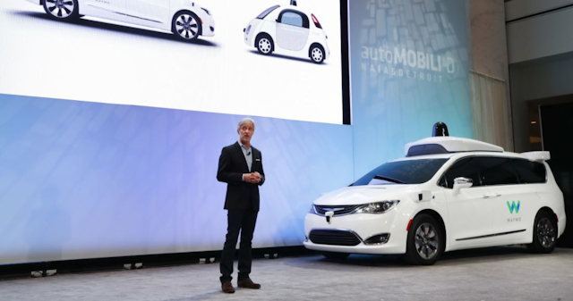 John Krafcik, CEO of Waymo, the autonomous vehicle company created by Google's parent company (AP photo)