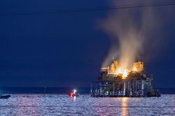 Mnet 175763 Lousiana Lake Oil Rig