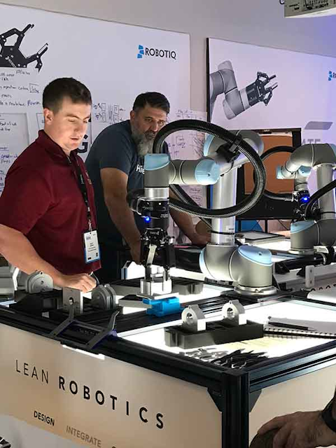 Teams used Lean Robotics to design their automated cells in the challenge. (IMPO photo)