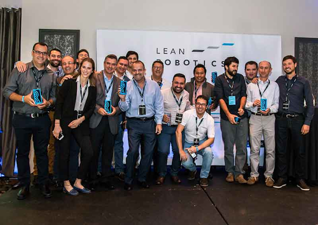Team 4 won both the sales and workshop challenges at RUC 2017. (Robotiq photo)