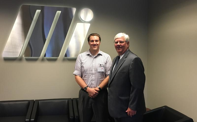 Yours truly and Motion Industries President & CEO Tim Breen at Motion Industries' headquarters in Birmingham, AL.