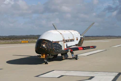 This June 2009 photo provided by the U.S. Air Force via NASA shows the X-37B Orbital Test Vehicle at Vandenberg Air Force Base, Calif. Image credit: U.S. Air Force via AP
