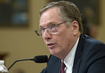 U.S. Trade Representative Amb. Robert Lighthizer testifies on trade policy before the House Ways and Means Committee on Capitol Hill, Wednesday, March 21, 2018, in Washington. Image credit: AP Photo/Jose Luis Magana
