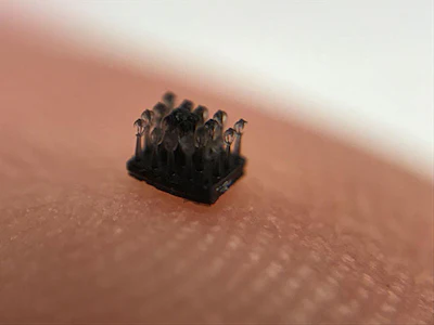 3D printed prototype of super-hydrophobic 'egg-beater' structure. (Credit Yang Yang)
