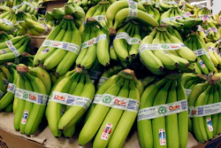 FILE - This Thursday, Feb. 22, 2018, file photo shows a display of Dole bananas in a Walmart in Pittsburgh. On Wednesday, March 14, 2018, the Labor Department reports on U.S. producer price inflation for February. (AP Photo/Gene J. Puskar, File)