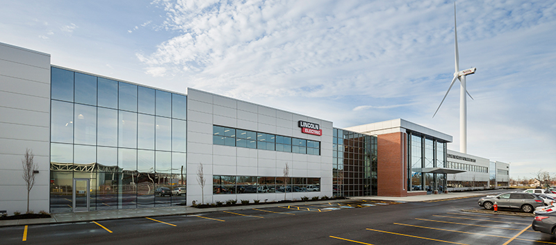 The 130,000-square-foot Lincoln Electric Welding Technology & Training Center is home to the latest tools and tech in the welding industry. (Lincoln Electric photo)