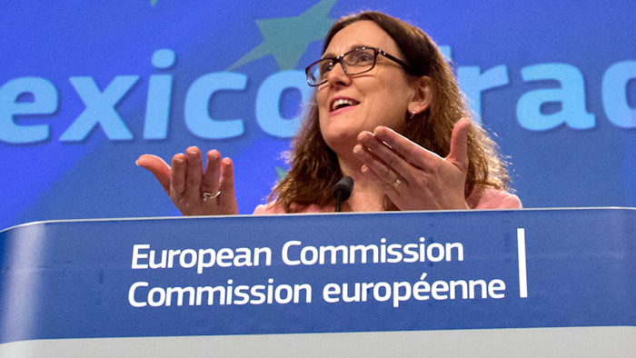 Mnet 194665 European Commissioner For Trade Cecilia Malmstrom Ap