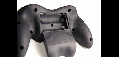 This complex housing exhibits the fine features Multi Jet Fusion can print.