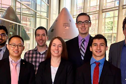 The team of undergraduate students from the College of Engineering recently won first place in NASA’s University Student Design Challenge. The team included Richard Brookes, Jessica Hoke, Alexander Kirtley, Colfax Putt and Ali Saroya from the School of Aeronautics and Astronautics; and Alex Krivitsky from the School of Civil Engineering. Image credit: Purdue College of Engineering