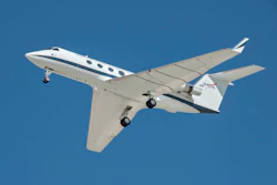 The ARM flights were flown on NASA’s SubsoniC Research Aircraft Testbed G-III aircraft, or SCRAT, at NASA’s Armstrong Flight Research Center in California. Image credit: NASA/Ken Ulbrich