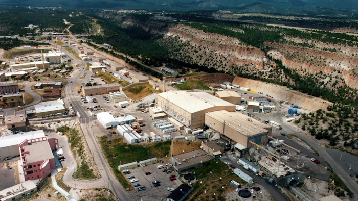 This undated aerial photo shows the Los Alamos National laboratory in Los Alamos, N.M. Image credit: The Albuquerque Journal via AP, File