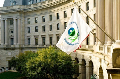 EPA flag in front of headquarters. The Environmental Protection Agency was established in 1970. Born in the wake of elevated concern about environmental pollution, EPA was established on December 2, 1970 to consolidate in one agency a variety of federal research, monitoring, standard-setting and enforcement activities to ensure environmental protection. (USEPA)