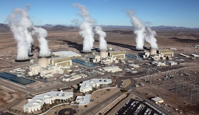 Photo of Palo Verde Nuclear Generating Station. Renewable energy measure could force Palo Verde Nuclear to close. (Power Engineer)