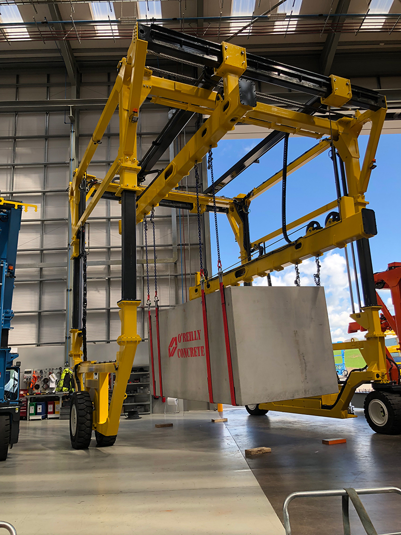 One of Combilift's long-load solutions, the Straddle Carrier. (IMPO photo)