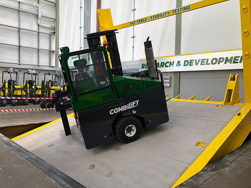All Combilift products are tested to meet a variety of international safety standards. (IMPO photo)
