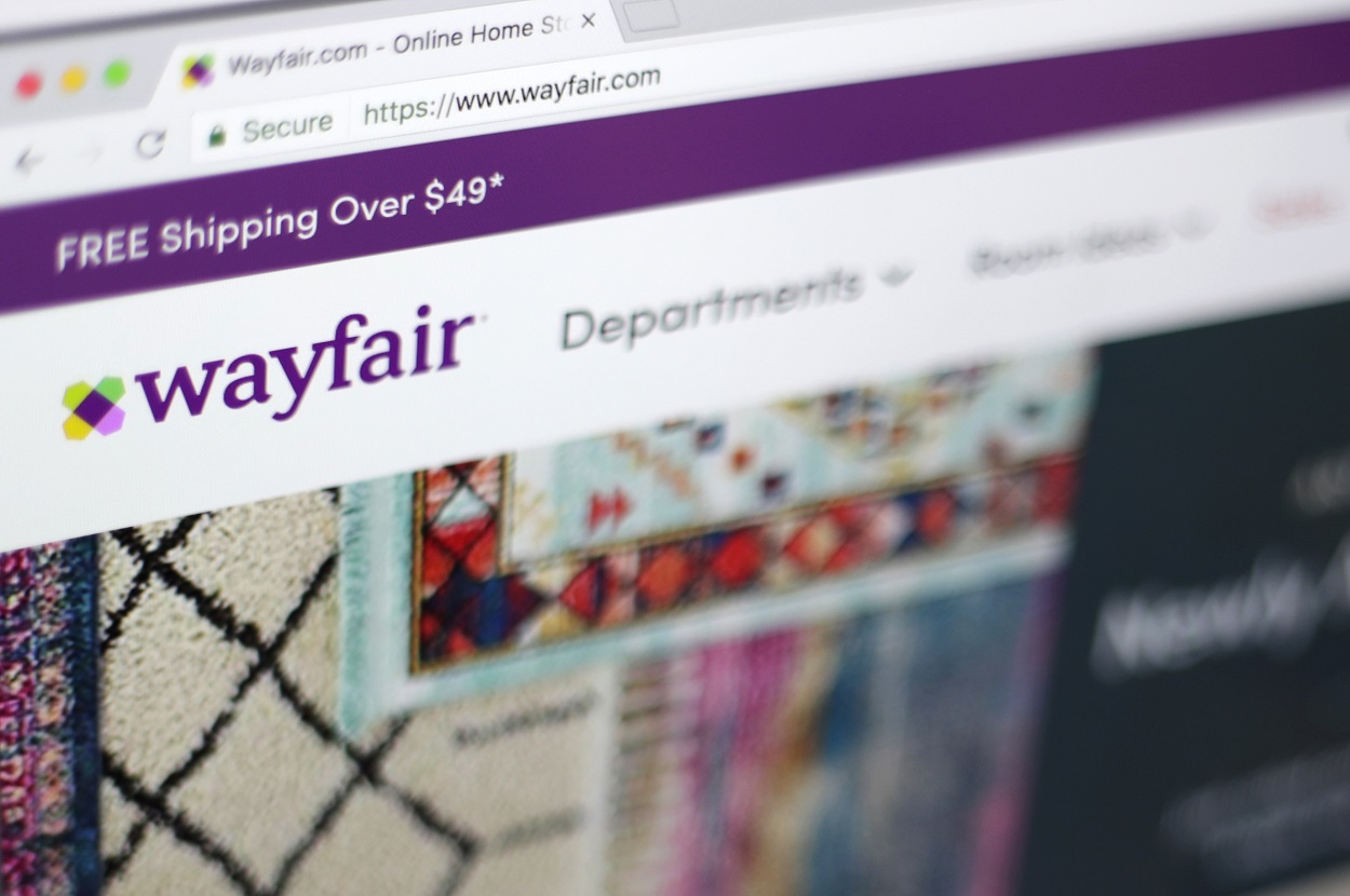 This Tuesday, April 17, 2018 file photo shows the Wayfair website on a computer in New York. Image credit: AP Photo/Jenny Kane