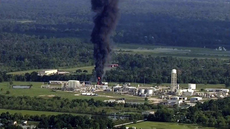 In this Sept. 1, 2017, file photo, smoke rises from the Arkema Inc. owned chemical plant in Crosby, near Houston, Texas. An internal EPA watchdog is reviewing whether federal and state officials kept the public appropriately informed last year about potential air quality threats after Hurricane Harvey ravaged southeastern Texas. The office of EPA Inspector General Arthur Elkins issued notice Thursday of the audit, which will scrutinize the agency’s response following several high-profile accidents and spills following the historic storm, including the explosions and fire at the an Arkema Inc. chemical plant outside Houston. (KTRK via AP)