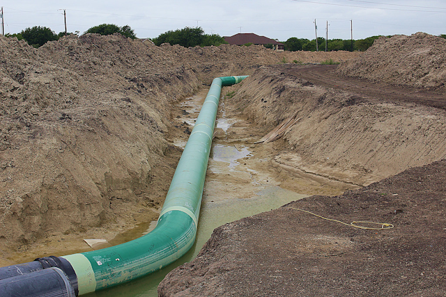 Natural gas pipeline construction. (Jay Phagan)