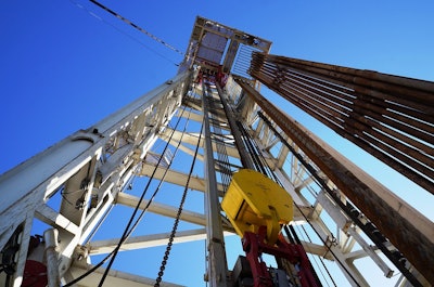 Natural gas oil rig. (Anita Starzycka)