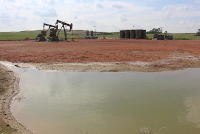 These are shale oil wells in the Bakken region, North Dakota. (Avner Vengosh, PhD, Duke University)