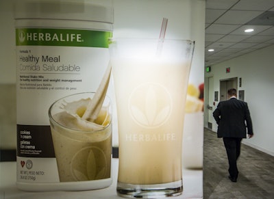 This May 11, 2016, file photo shows an area of the Herbalife corporate office in Los Angeles. Image credit: AP Photo/Damian Dovarganes, File