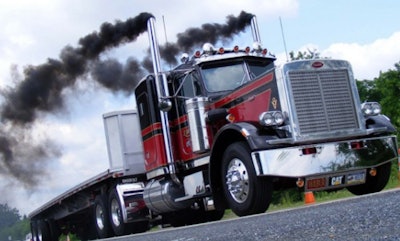 air pollution from trucks