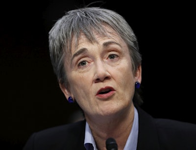 In this Dec. 6, 2017, file photo, Air Force Secretary Heather Wilson is testifies during a Senate Judiciary Committee hearing on Capitol Hill in Washington. Image credit: AP Photo/Carolyn Kaster, File