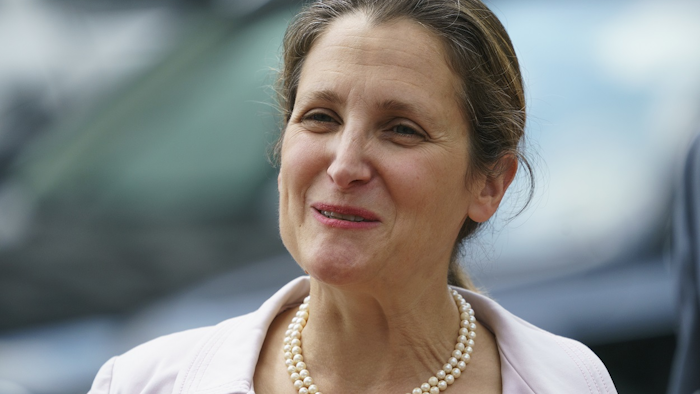 Canadian Foreign Affairs Minister Chrystia Freeland arrives at the Office Of The United States Trade Representative in Washington, Thursday, Sept. 20, 2018. Image credit: AP Photo/Carolyn Kaster
